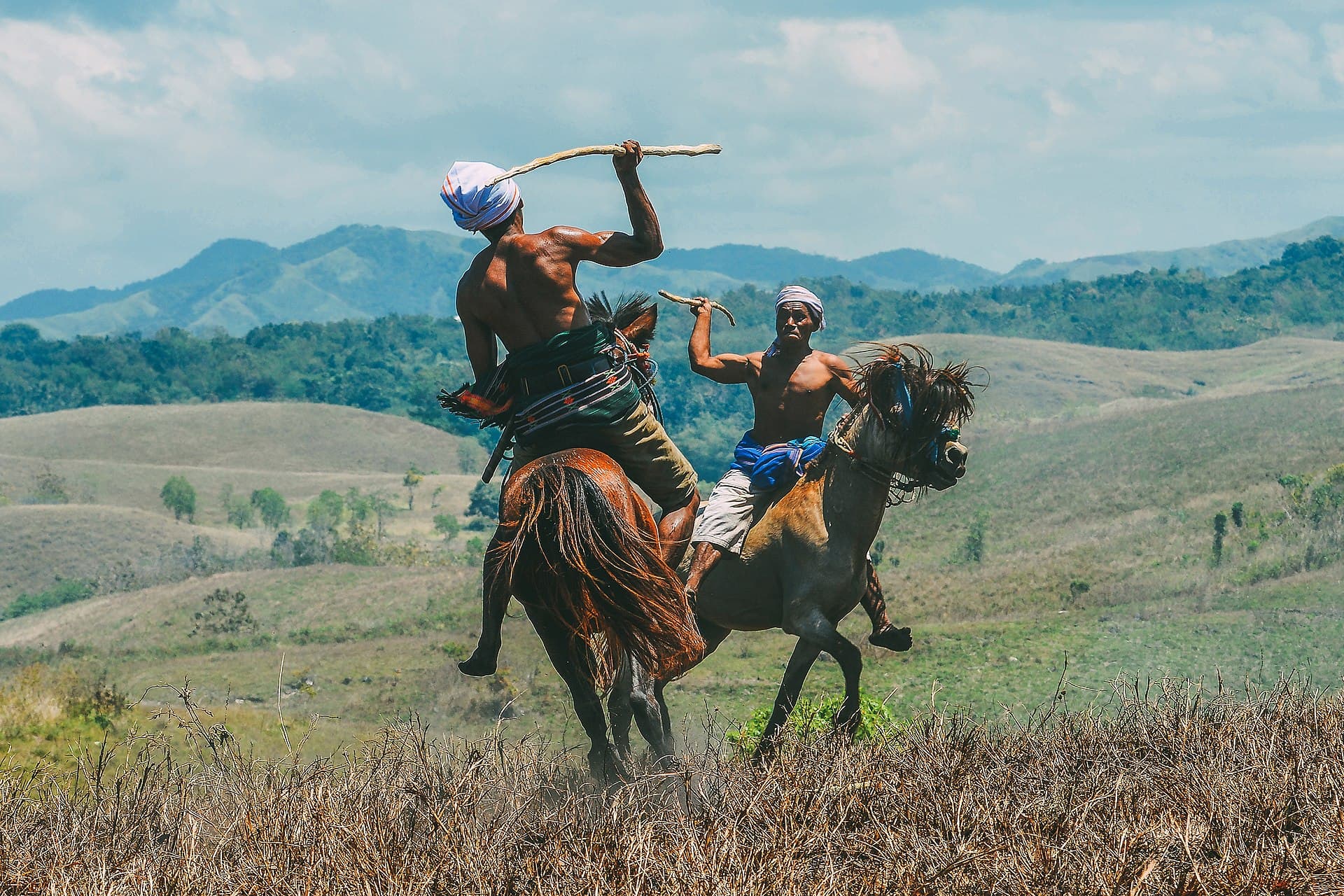 Pasola — the mounted spear contest